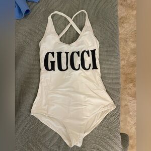 Gucci one piece bathing suit